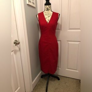 Antonio Melani Vneck Midi Dress